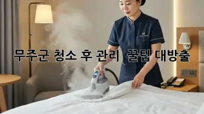 무주군 청소 후 관리 ✨ 꿀팁 대방출! 🏠💖
